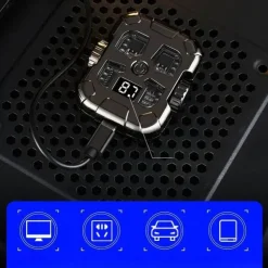 Farbenfrohes, wiederaufladbares, flammenloses Feuerzeug – Pulslichtbogen-Design