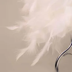 Feather Crystal Table Lamp - Elegant Home Lighting Decor