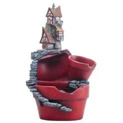 Feengartenhaus – Kreativer Blumentopf aus Kunstharz