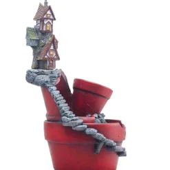 Feengartenhaus – Kreativer Blumentopf aus Kunstharz