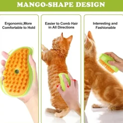 Fellpflegekamm für Haustiere mit Sprühnebel – Erfrischungswerkzeug für Hunde und Katzen