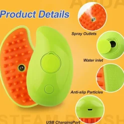 Fellpflegekamm für Haustiere mit Sprühnebel – Erfrischungswerkzeug für Hunde und Katzen