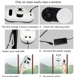 Fenstersauger-Roboter – Reiniger mit Fernbedienung