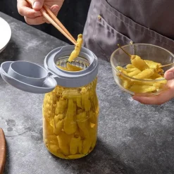 Feuchtigkeitsbeständige Einmachgläser – Luftdichte Glasbehälter zum Einlegen