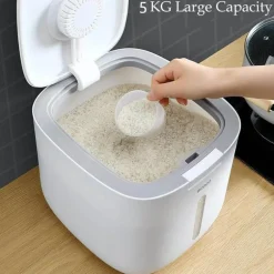 Feuchtigkeitsbeständiger Reisaufbewahrungsbehälter - Versiegelte Getreideaufbewahrungsbox