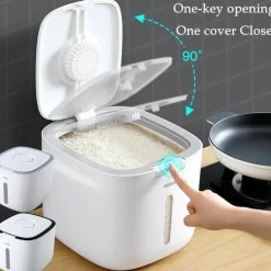 Feuchtigkeitsbeständiger Reisaufbewahrungsbehälter - Versiegelte Getreideaufbewahrungsbox