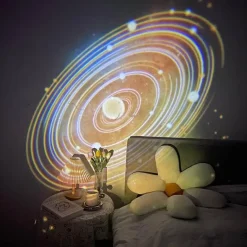 Feuerwerk-Nachtlichtprojektor – Sternenhimmellampe mit bunten Effekten