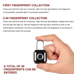 Fingerabdruck-USB-Schloss – Intelligente, schlüssellose, wasserdichte Sicherheit
