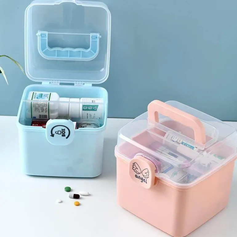 First Aid Organizer Storage Box - Emergency Medical Kit
