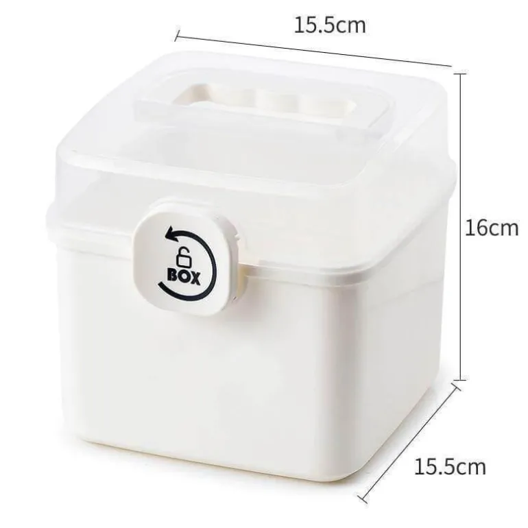 First Aid Organizer Storage Box - Emergency Medical Kit