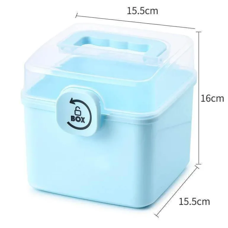 First Aid Organizer Storage Box - Emergency Medical Kit