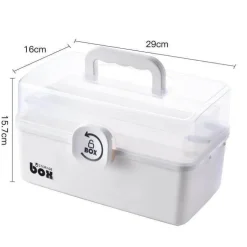 First Aid Organizer Storage Box - Emergency Medical Kit