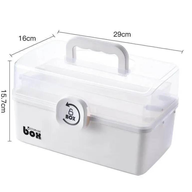 First Aid Organizer Storage Box - Emergency Medical Kit