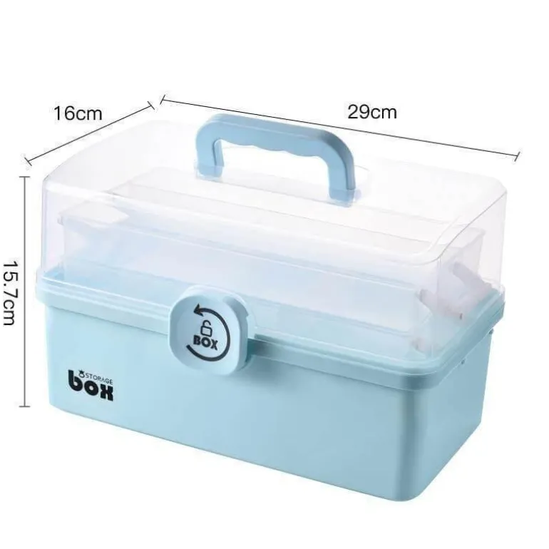 First Aid Organizer Storage Box - Emergency Medical Kit