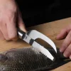 Fischreinigungswerkzeug aus Edelstahl – Langlebiges Gerät zur Zubereitung von Meeresfrüchten