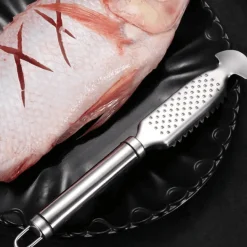 Fischschaber-Werkzeug – Ingwermühle aus Edelstahl, Küchenutensil