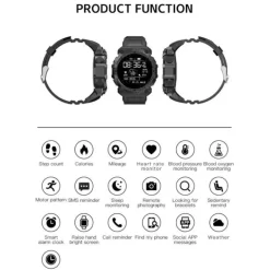 Fitness-Tracker-Uhr – Bluetooth-Gesundheitsmonitor