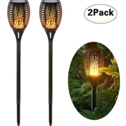 Flackernde Flamme LED-Außenleuchten - Gartendeko