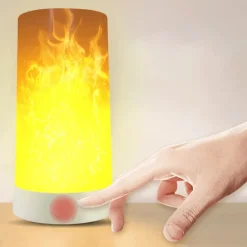Flameless Gravity USB Night Lamp - Modern LED Lighting