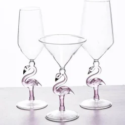 Flamingo-Weinglas – Tropisches Trinkgeschirr