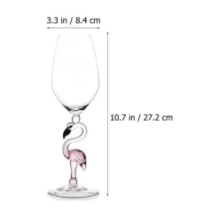Flamingo-Weinglas – Tropisches Trinkgeschirr