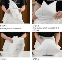 Flauschige Dekokisseneinsätze – weiche Kissenpolster 30 x 50 cm, 45 x 45 cm, 50 x 50 cm