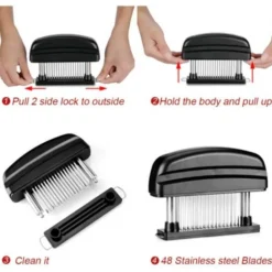 Fleischklopfer aus Edelstahl – Einfaches Küchenwerkzeug für zartes Fleisch