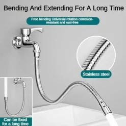 Flexible Küchenhahn-Verlängerungsdüse – verstellbares Universaldesign