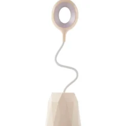 Flexible LED Desk Lamp - Touch-Control Phone Holder Light