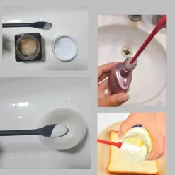 Flexibles Flaschenschaber-Löffel-Set – Küchenwerkzeuge mit langem Griff