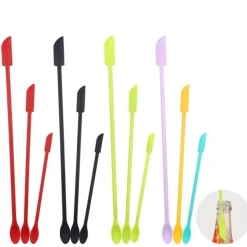 Flexibles Flaschenschaber-Löffel-Set – Küchenwerkzeuge mit langem Griff