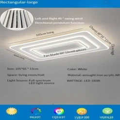 Flügelloser LED-Deckenventilator – Ultra Cool Breeze Design