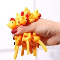 Fliegende Truthahn-Fingerspielzeuge – Klebriges Feiertags-Streichspielzeug