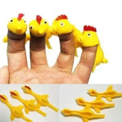 Fliegende Truthahn-Fingerspielzeuge – Klebriges Feiertags-Streichspielzeug