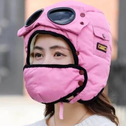 Fliegerbrillenhut - Vollständig abgeschirmte Fliegermütze