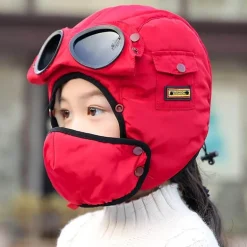 Fliegerbrillenhut - Vollständig abgeschirmte Fliegermütze