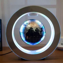 Floating Globe Lamp - Magnetic Levitation LED World Map Decor