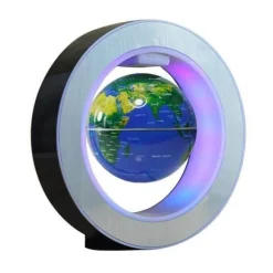 Floating Globe Lamp - Magnetic Levitation LED World Map Decor