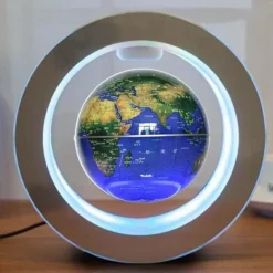 Floating Globe Lamp - Magnetic Levitation LED World Map Decor