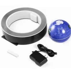 Floating Globe Lamp - Magnetic Levitation LED World Map Decor