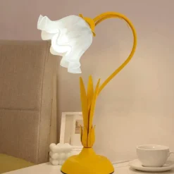 Florale Tischlampe - Elegantes romantisches Nachtlicht