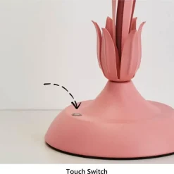 Florale Tischlampe - Elegantes romantisches Nachtlicht