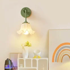 Florale Wandlampe - Elegante Blumenleuchte