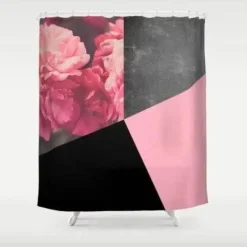 Floraler Duschvorhang - Elegantes Venuskuss Badezimmerdekor