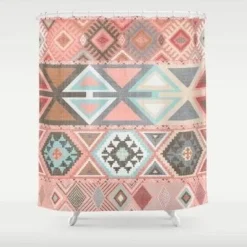 Floraler Duschvorhang - Elegantes Venuskuss Badezimmerdekor