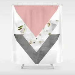 Floraler Duschvorhang - Elegantes Venuskuss Badezimmerdekor