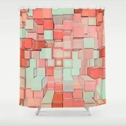 Floraler Duschvorhang - Elegantes Venuskuss Badezimmerdekor