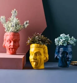 Floraler Stifthalter - Kreative Schreibtisch-Organizer-Vase