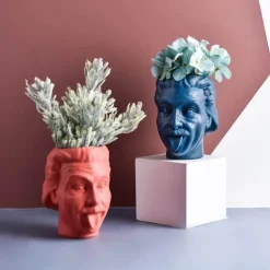 Floraler Stifthalter - Kreative Schreibtisch-Organizer-Vase