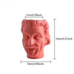 Floraler Stifthalter - Kreative Schreibtisch-Organizer-Vase